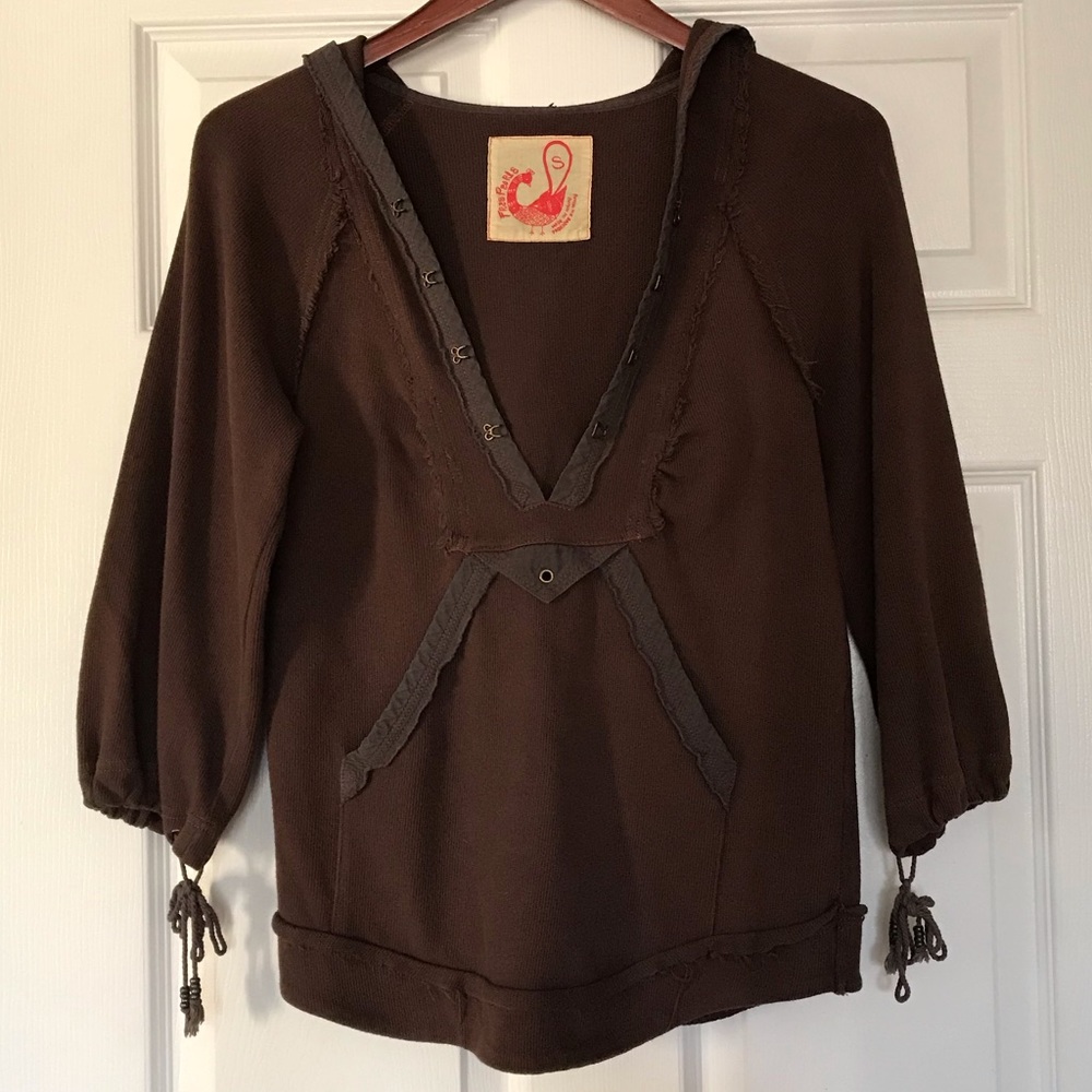 vintage Free People hoodie y2k fairy steampunk